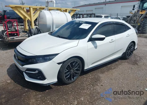2020 Honda Civic Sport из США, поврежденный, VIN SHHFK7H42LU216831